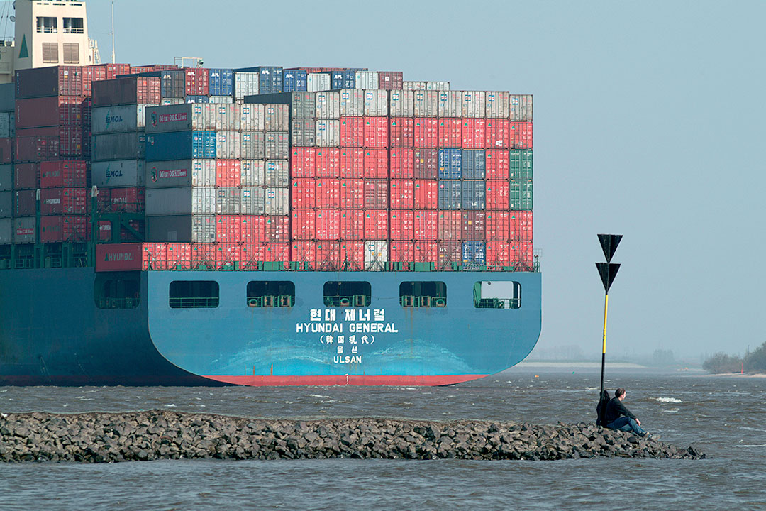 Container Richtung Hamburg