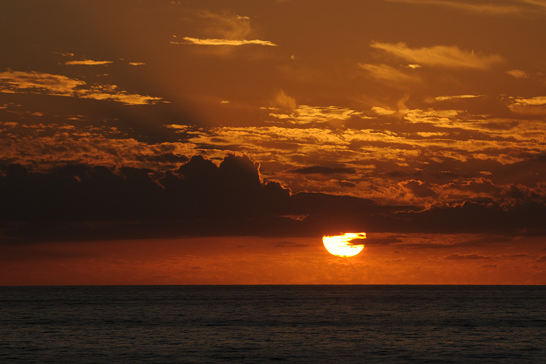 Der Abend bricht herein